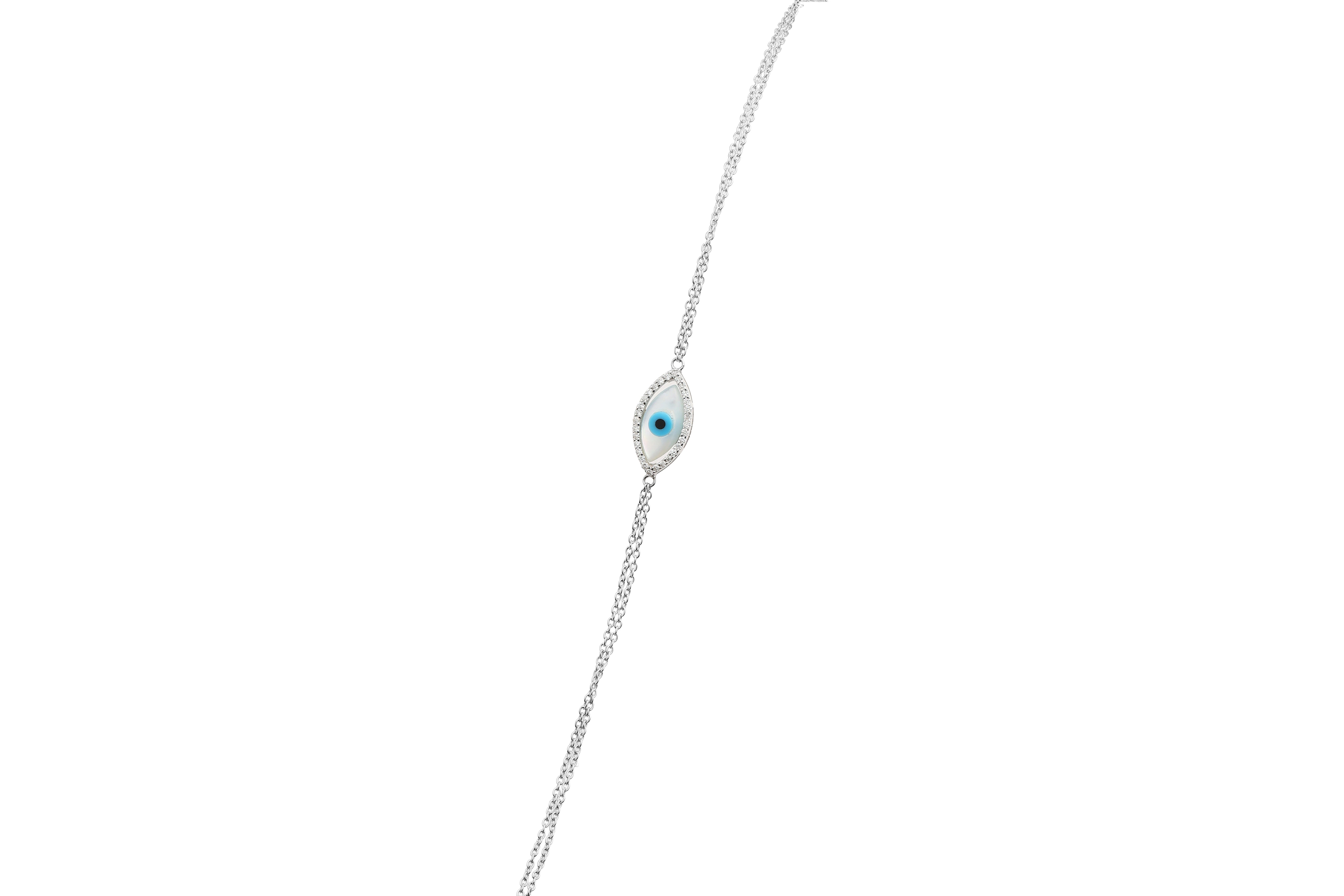 Evil Eye Diamond Bracelet