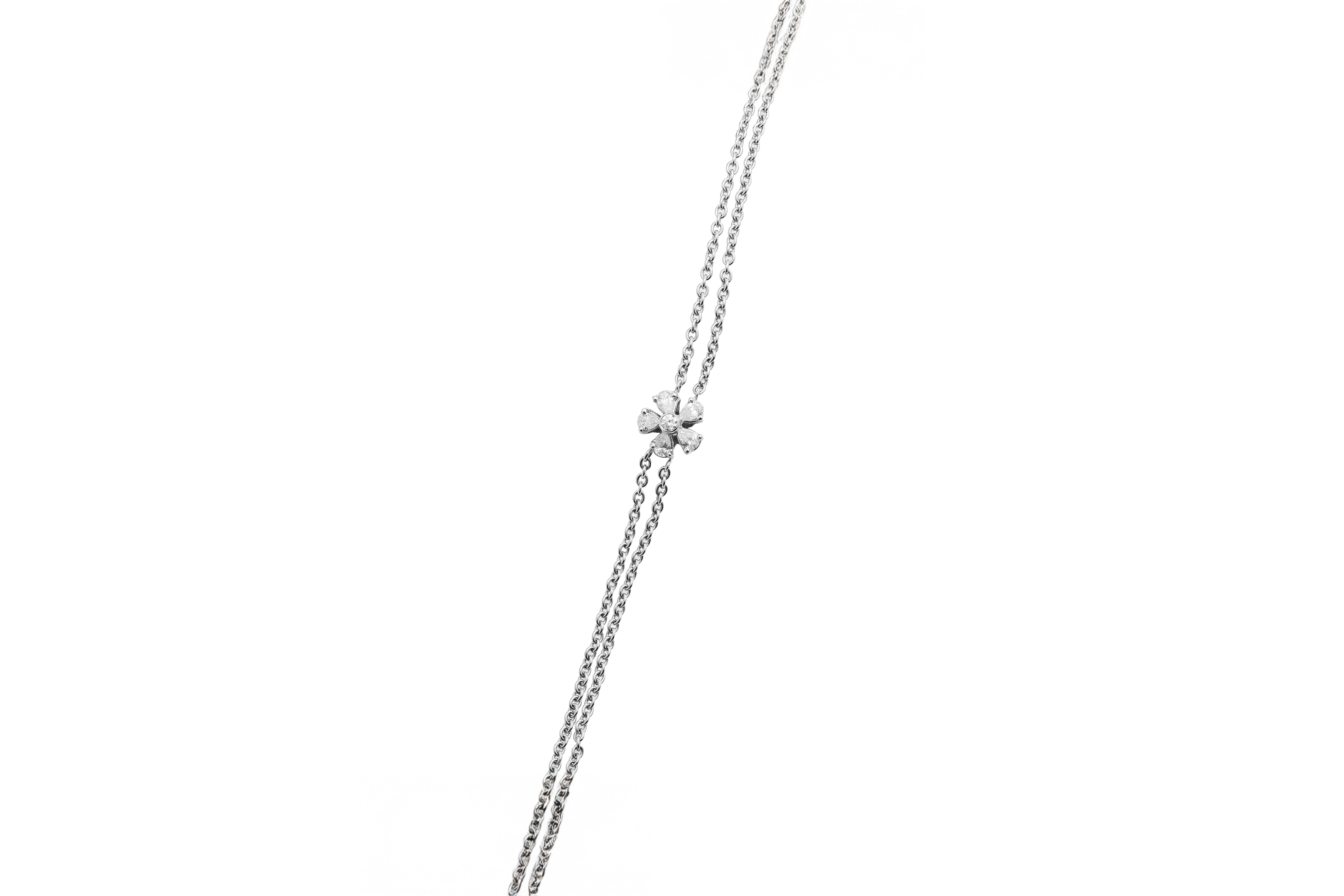 Flower Diamond Bracelet