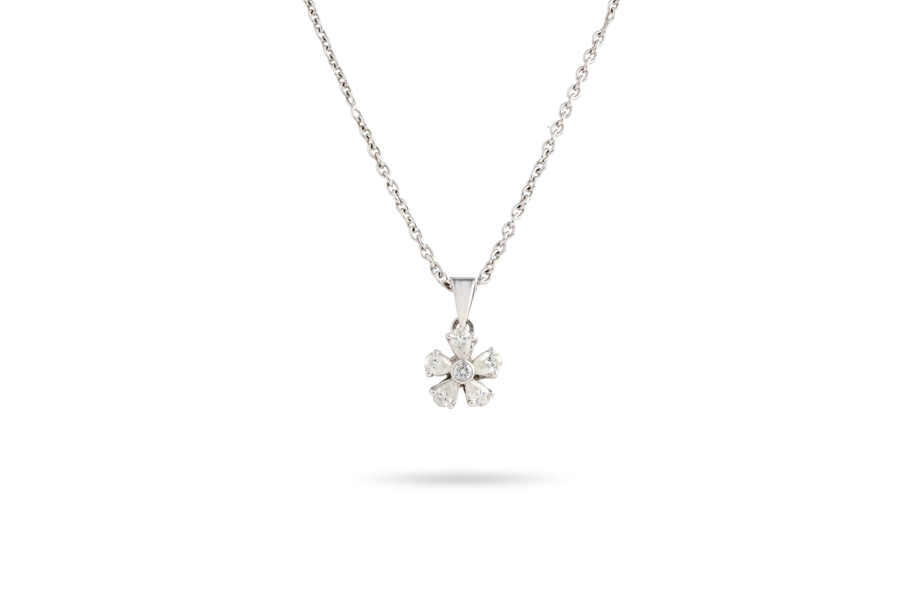 Flower Diamond Pendant
