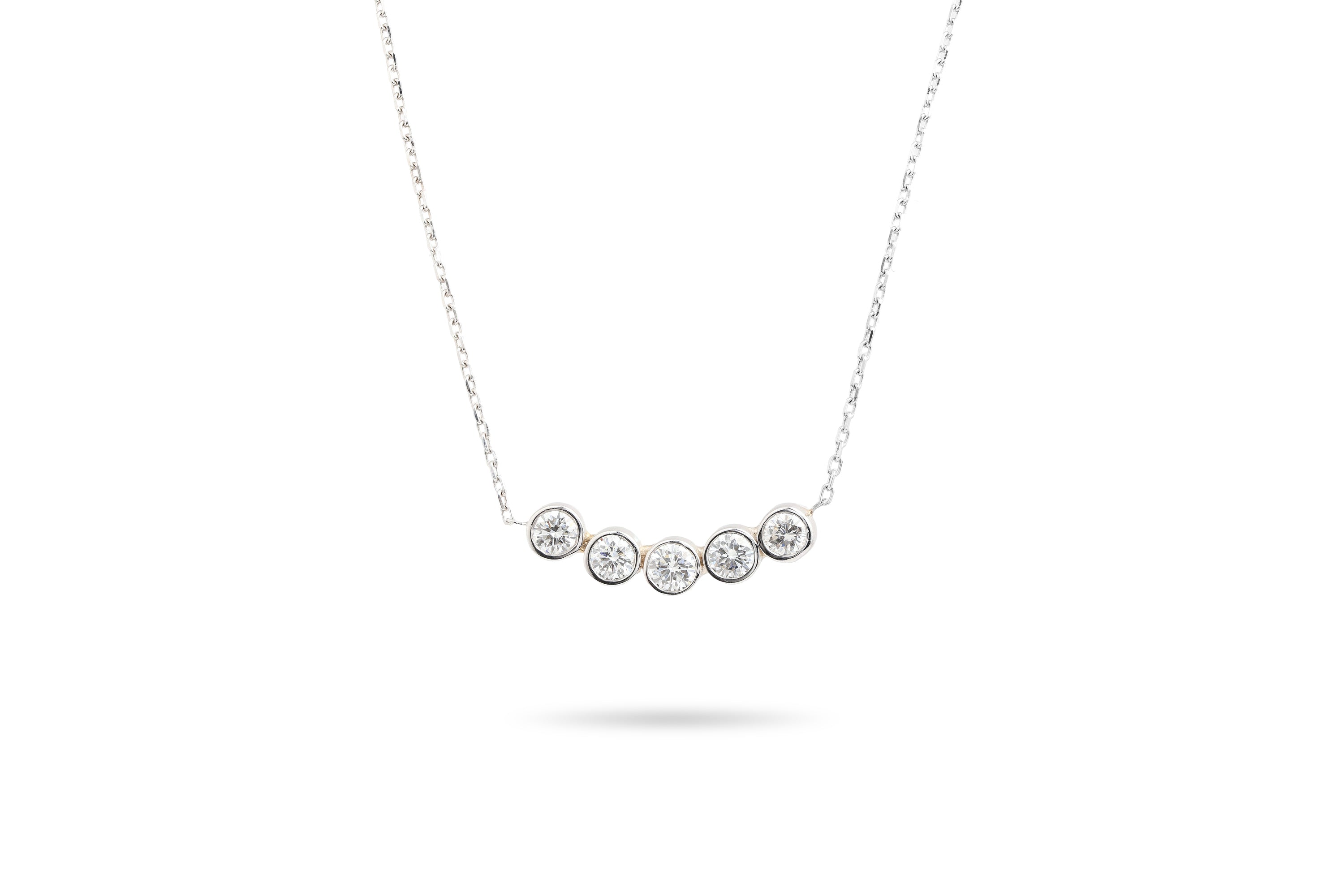 Diamond Horizontal Necklace