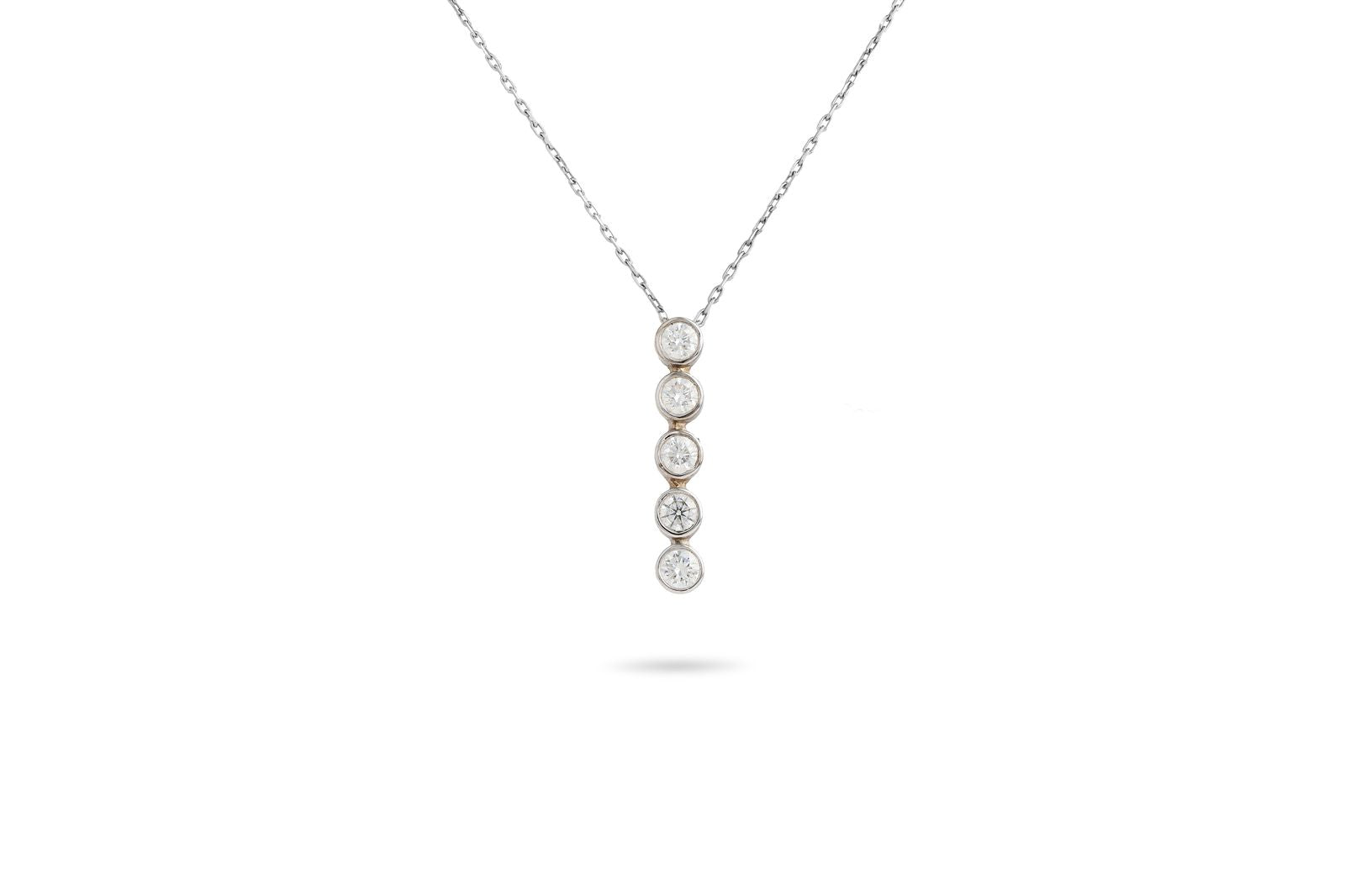 Diamond Vertical Necklace