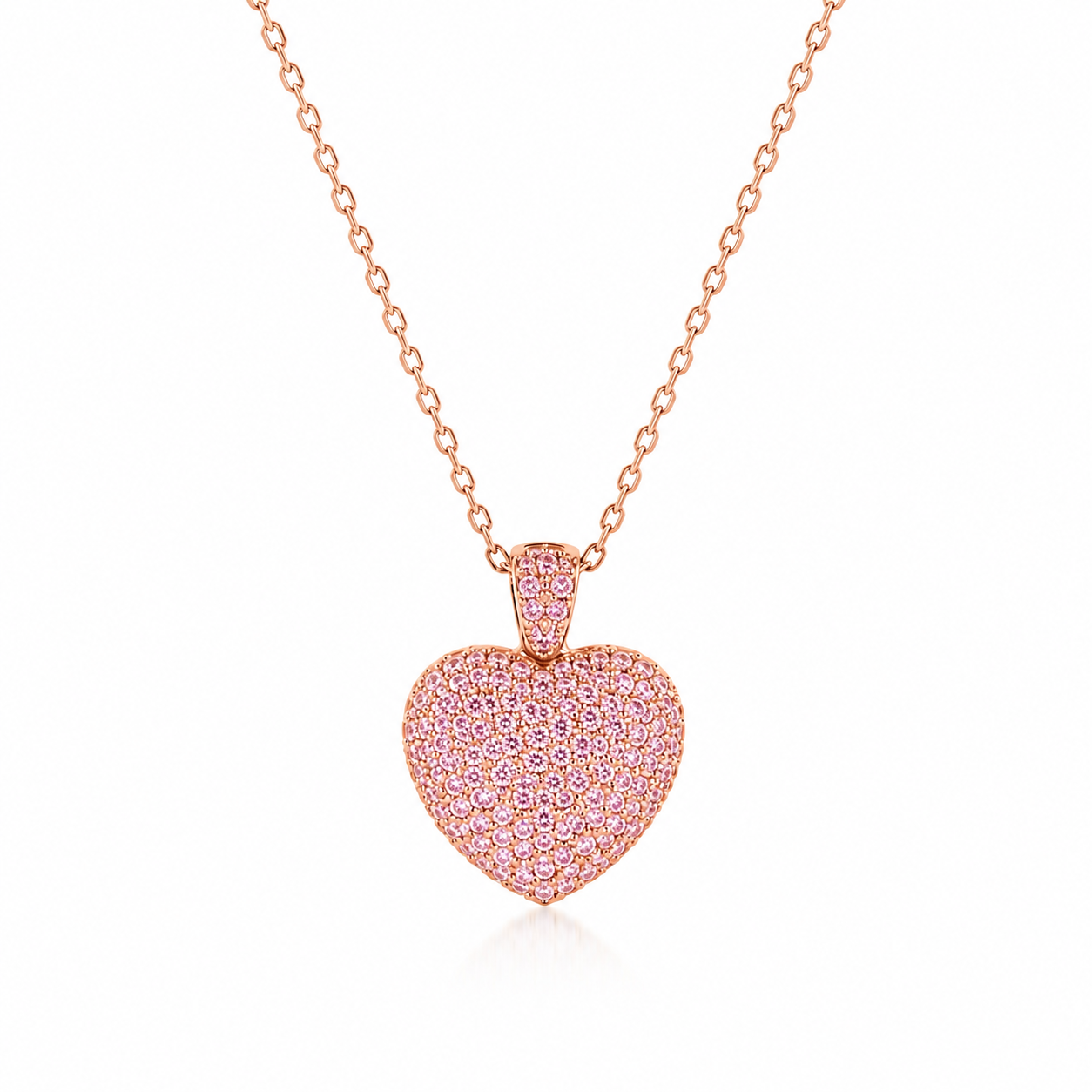 Pink Heart Necklace