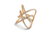 Lattice Diamond Ring