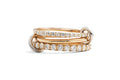 Interlink Stack Diamond Ring