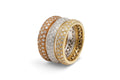 Set of 3 Diamond Pavé Rings