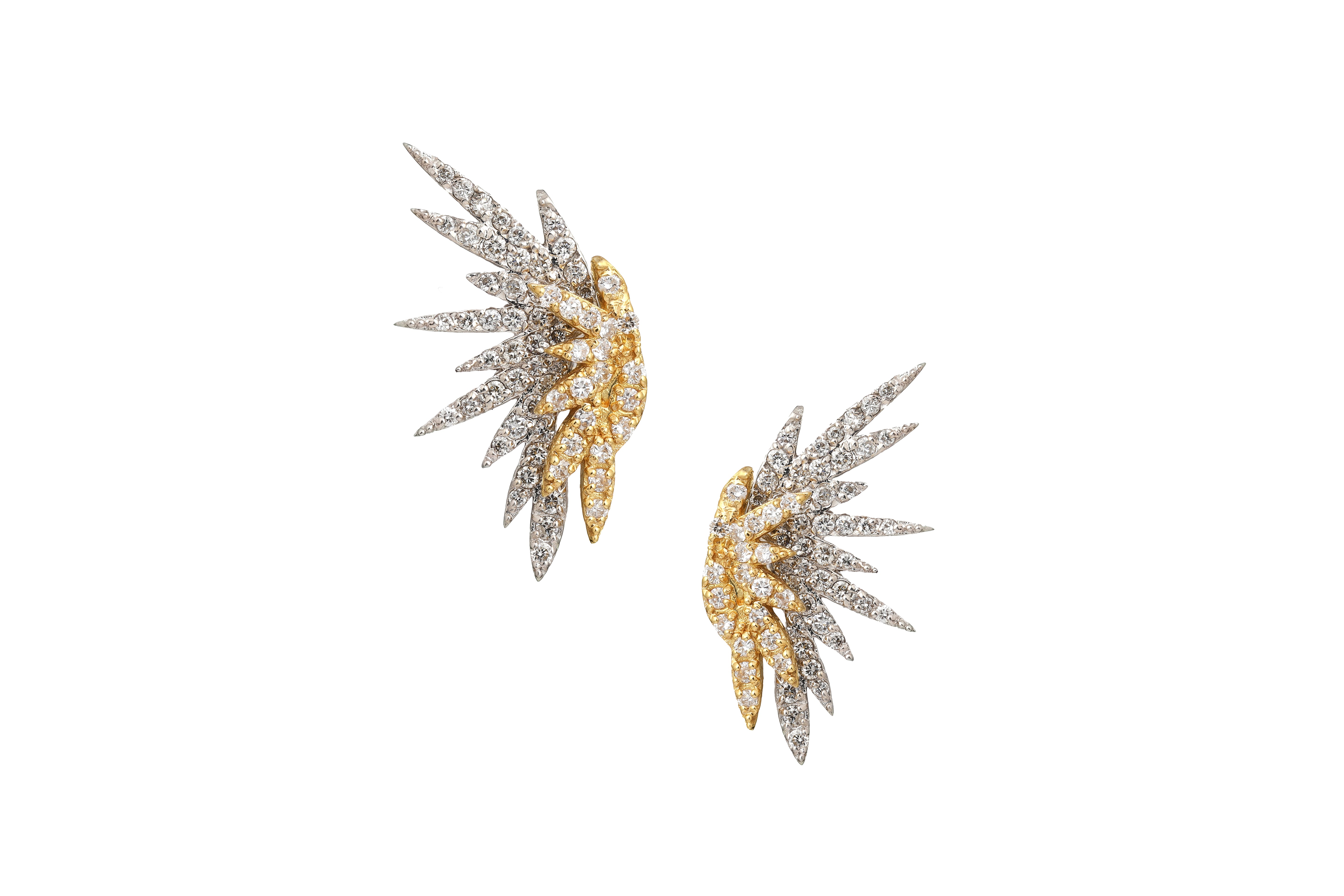 Angel Wings Diamond Earrings