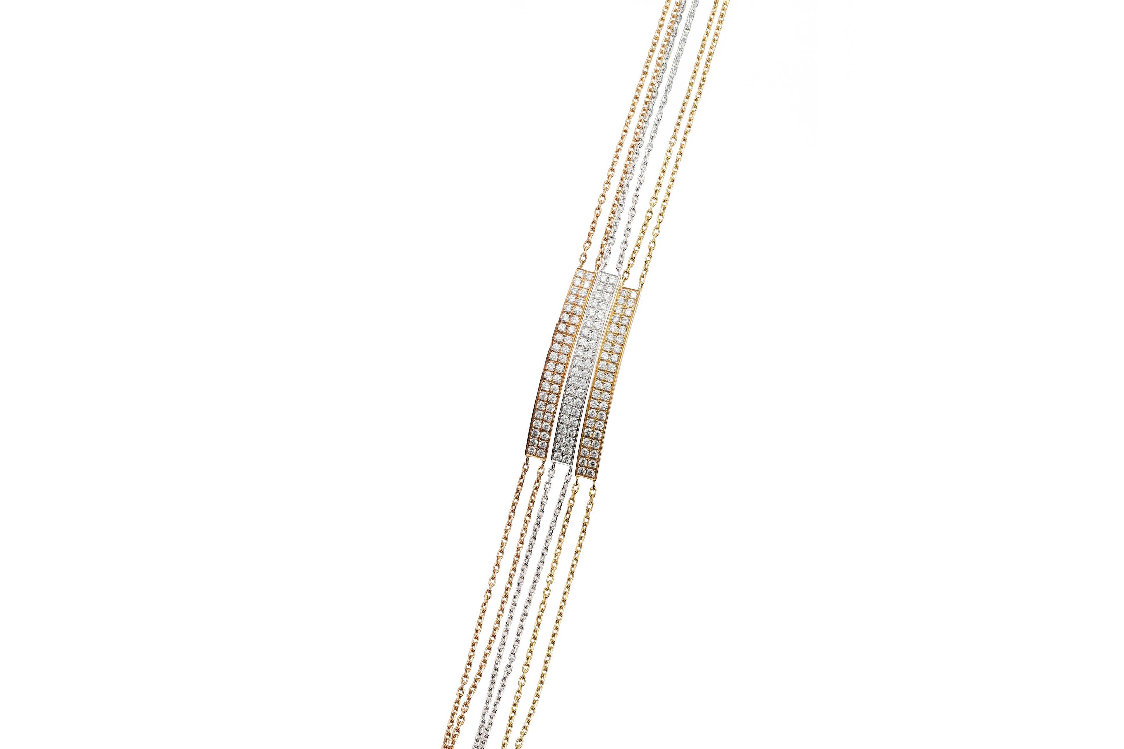 Set of Stackable Diamond Tenis Bracelet
