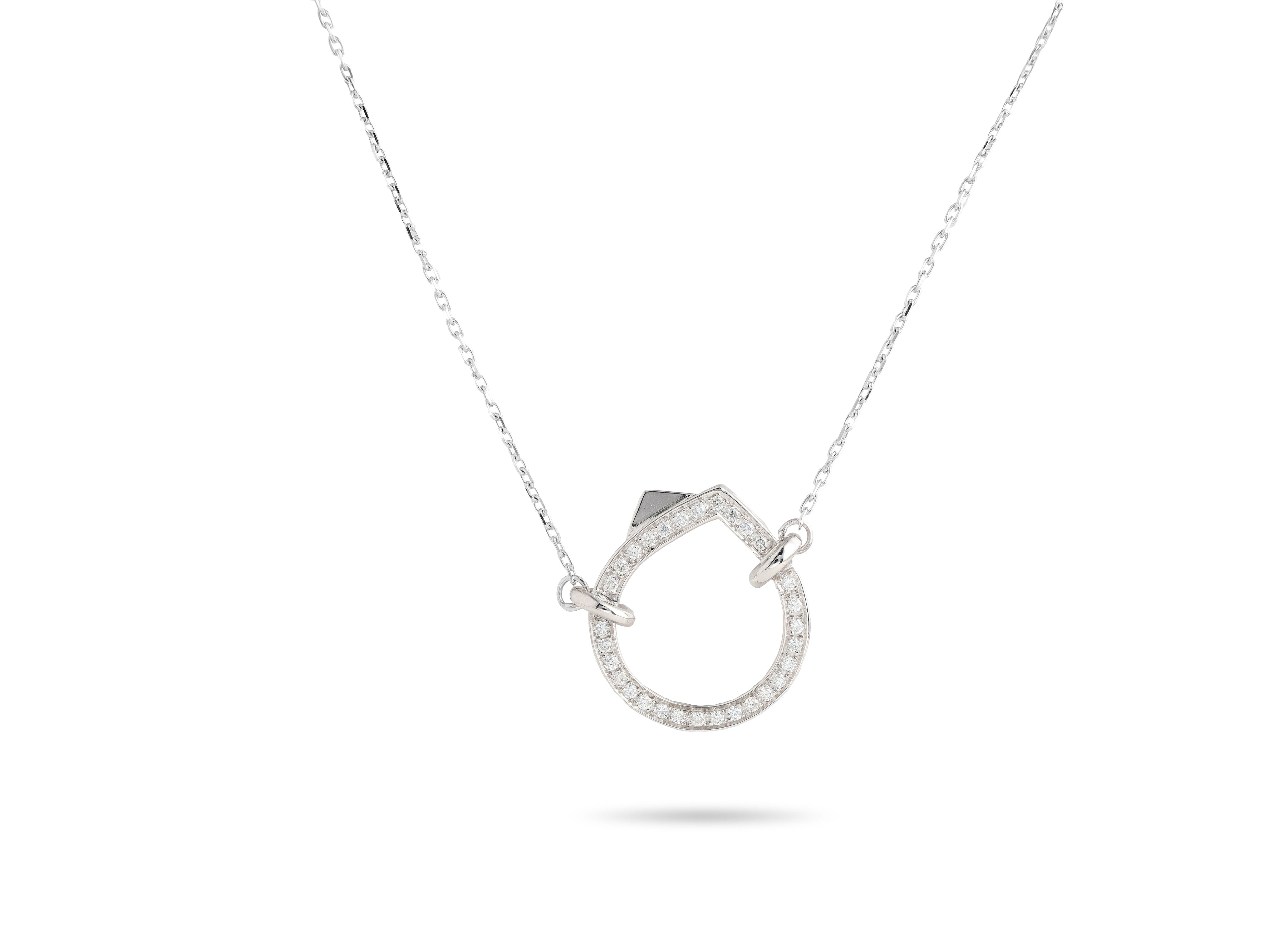 Teardrop Diamond Necklace
