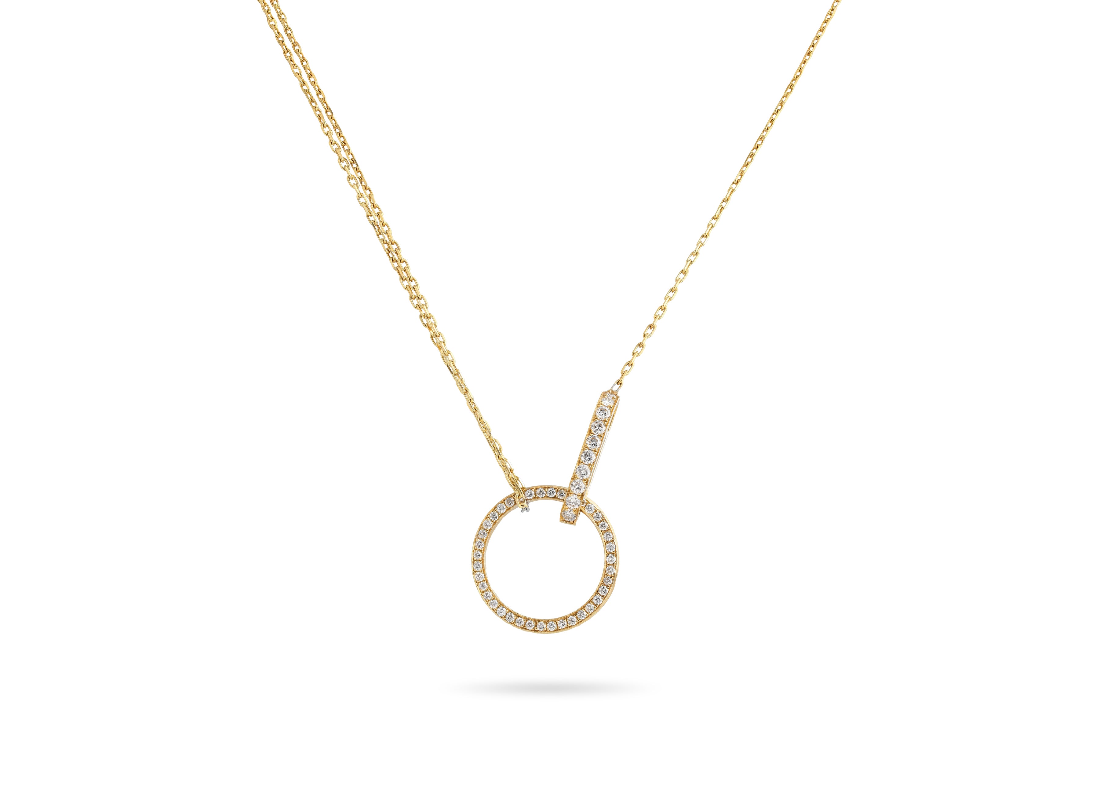 Interlink Diamond Necklace