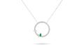 Emeround Diamond Necklace